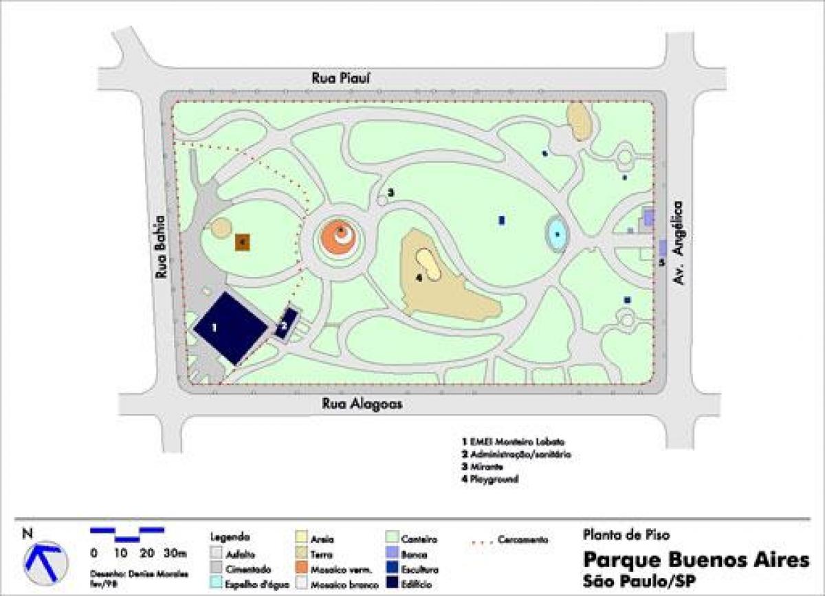 Carte parc Buenos Aires São Paulo