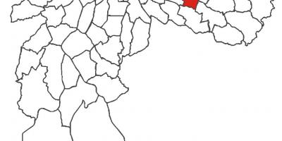 Carte de l'Aricanduva quartier