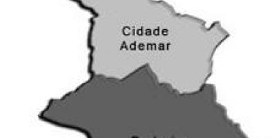Carte de la Cidade Ademar sous-préfecture
