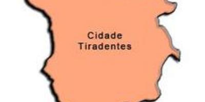 Carte de la Cidade Tiradentes sous-préfecture