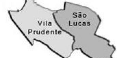 Carte de la Vila Prudente sous-préfecture