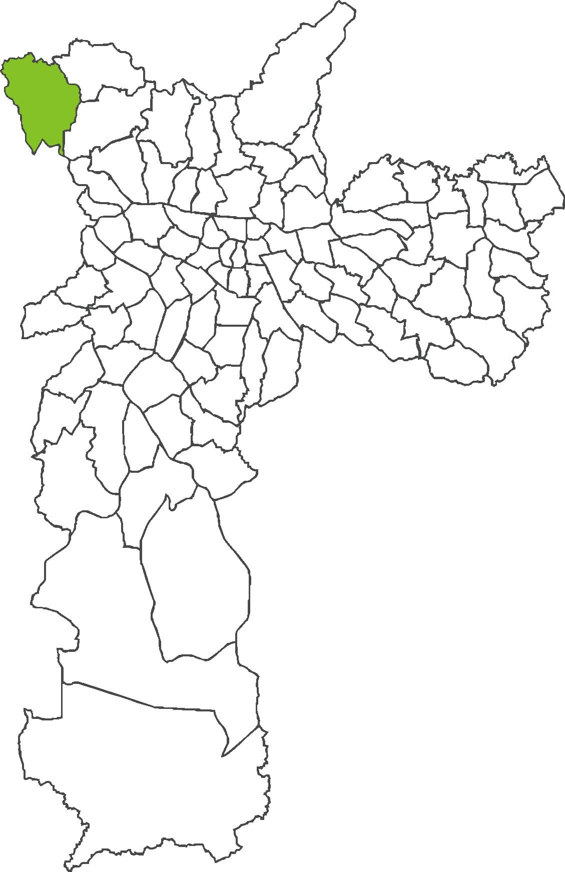 Carte Anhangüera quartier