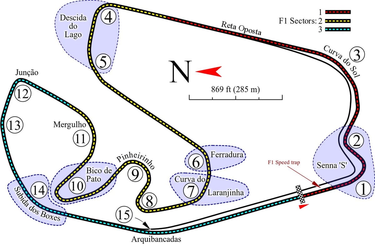 Carte Autódromo José Carlos Pace São Paulo