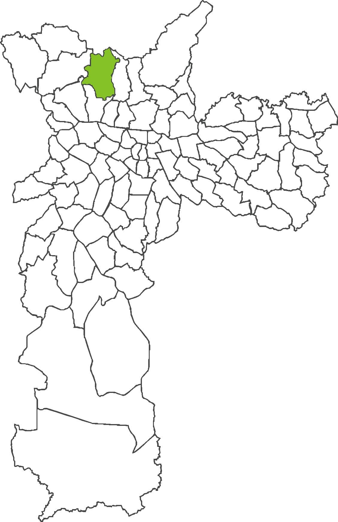 Carte Brasilândia quartier
