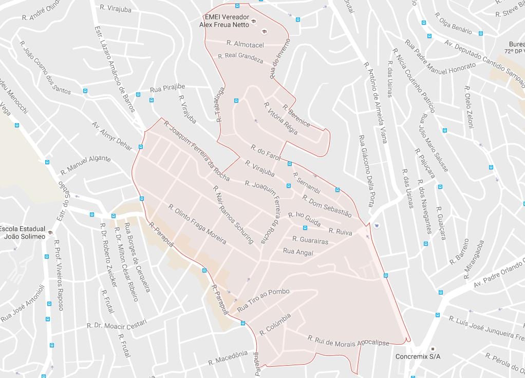 Carte Brasilândia São Paulo