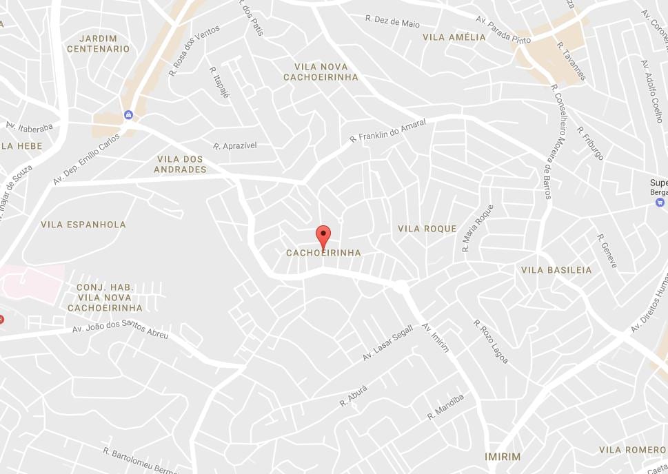 Carte Cachoeirinha São Paulo