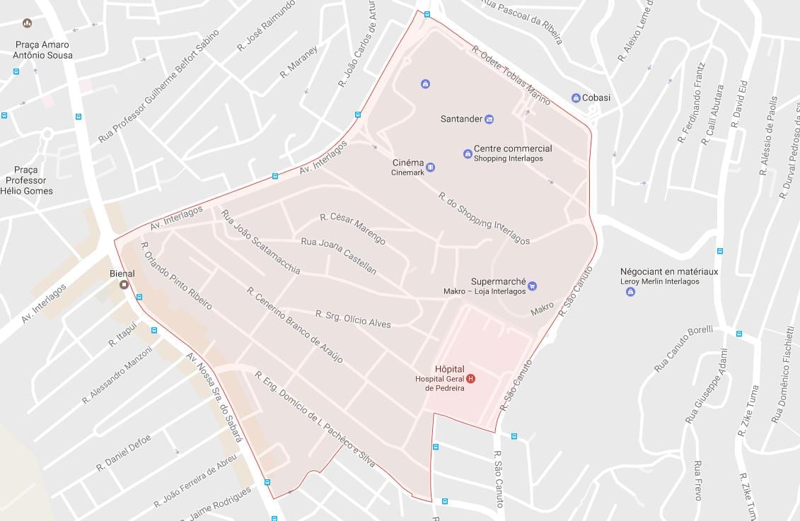 Carte Campo Grande São Paulo