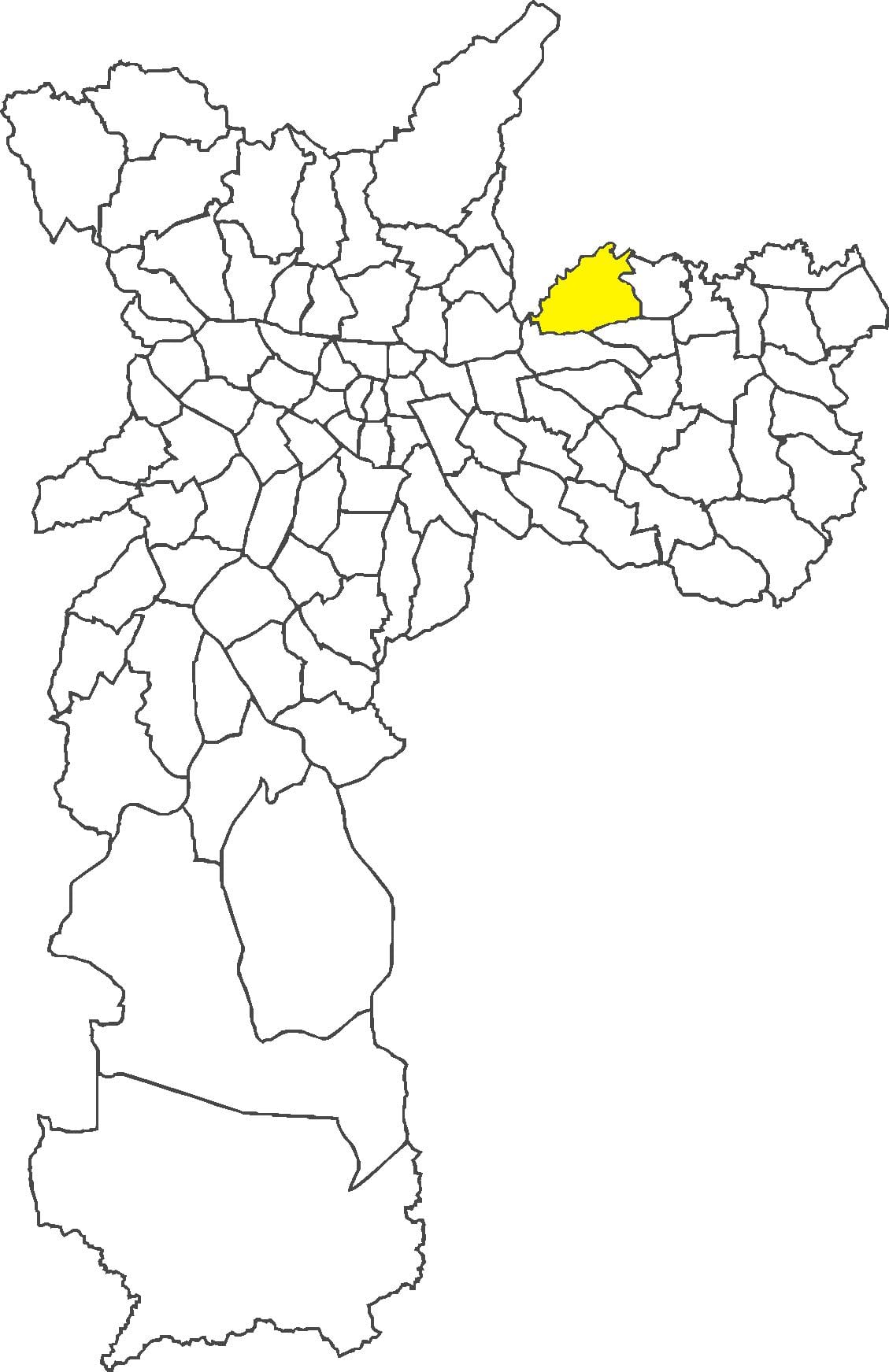 Carte Cangaíba quartier