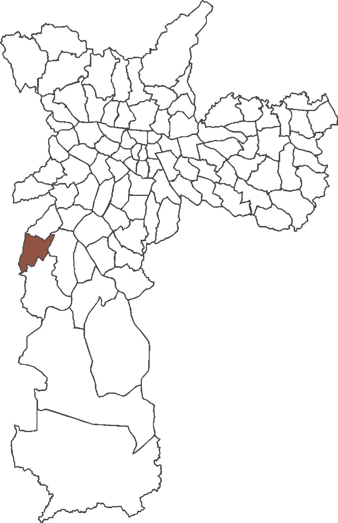 Carte Capão Redondo quartier