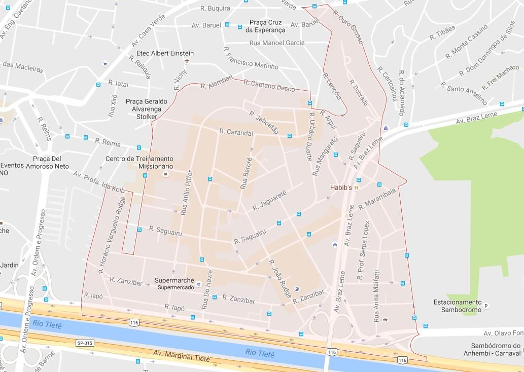Carte Casa Verde São Paulo