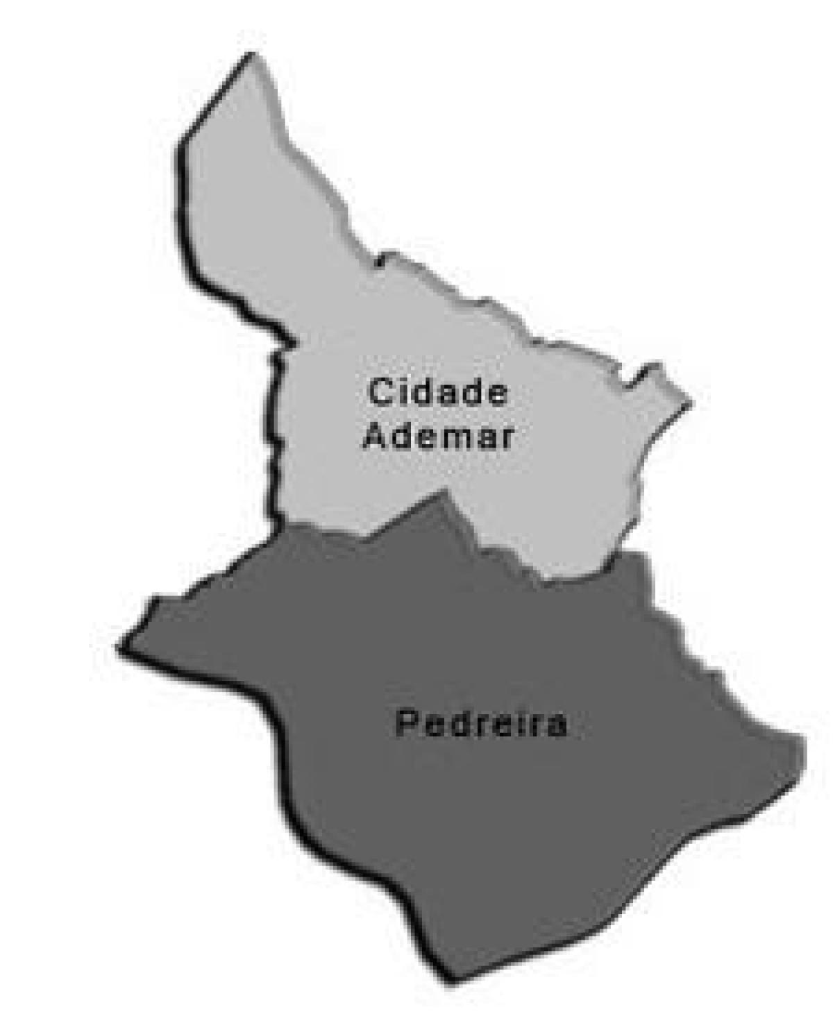Carte Cidade Ademar sous-préfecture