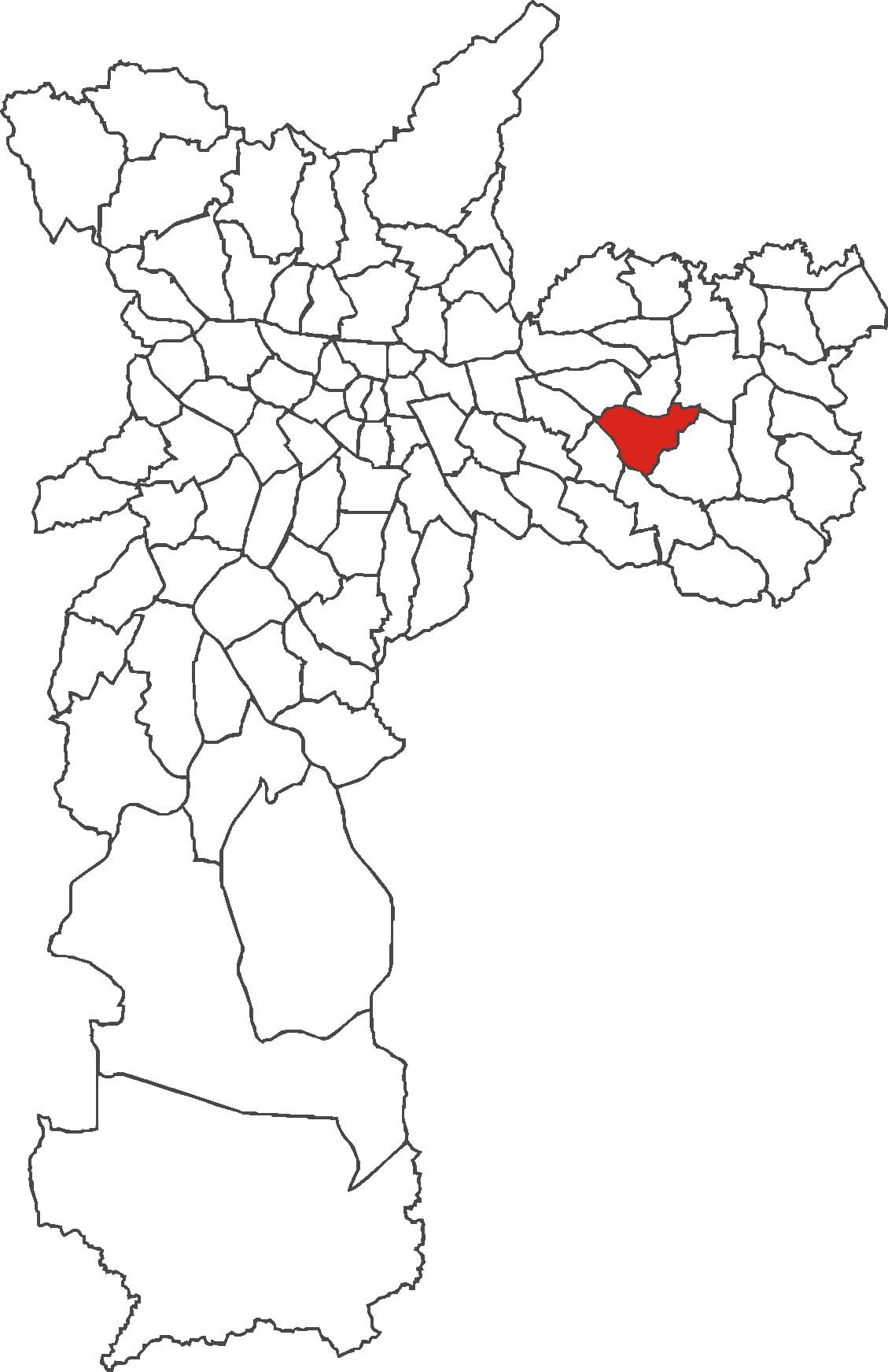 Carte Cidade Líder quartier