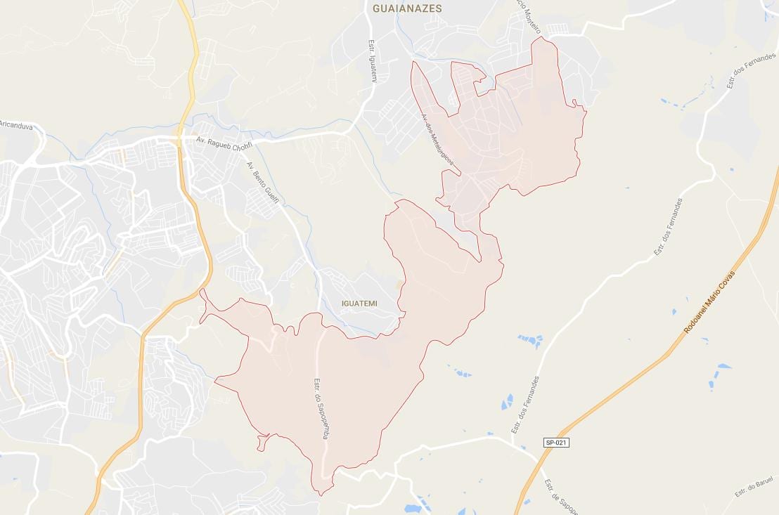 Carte Cidade Tiradentes São Paulo