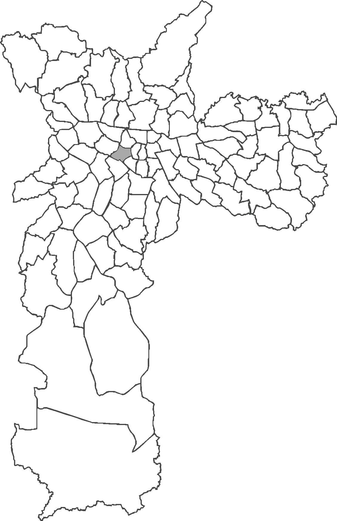 Carte Consolação quartier