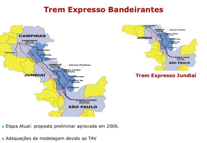 Carte Expresso Bandeirantes São Paulo