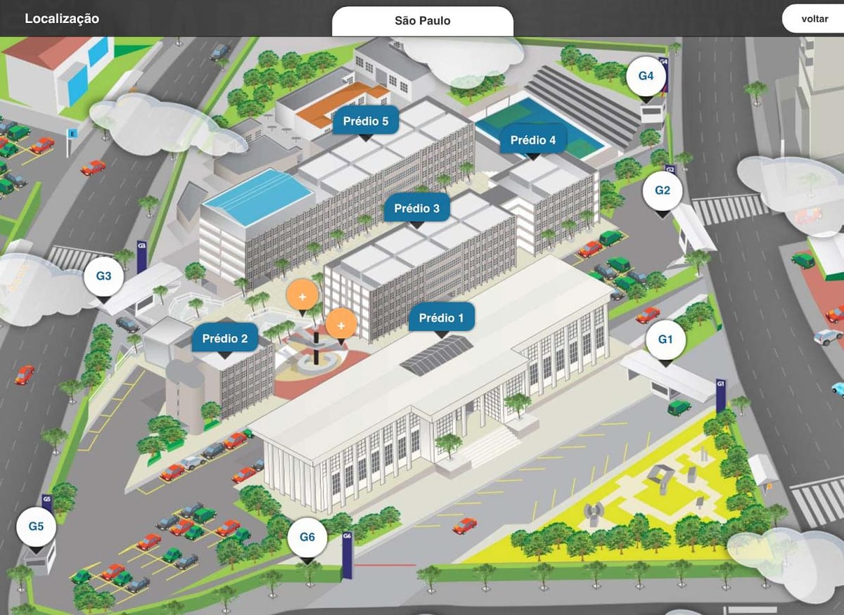Carte fondation Armando Álvares Penteado - FAAP