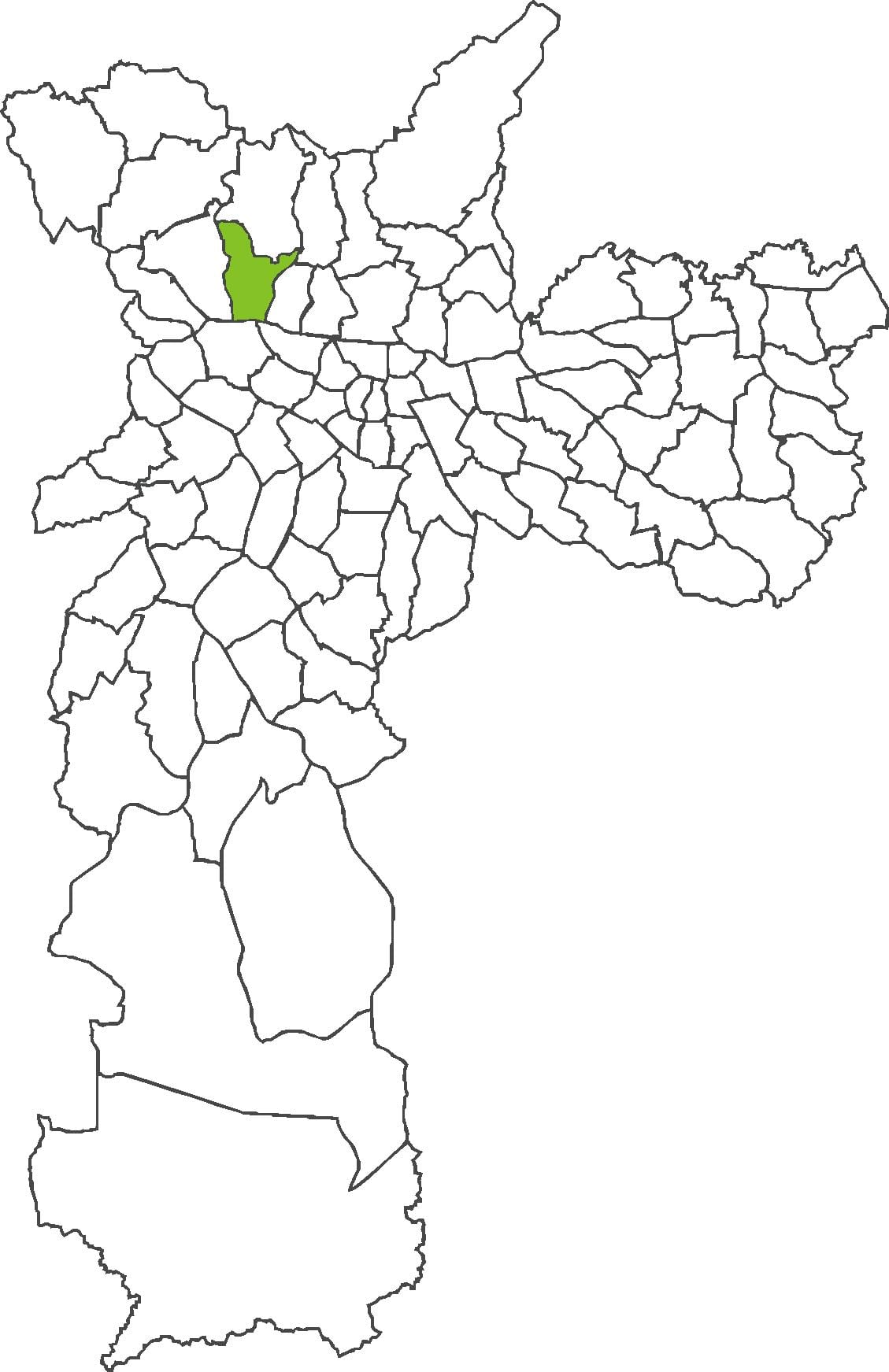 Carte Freguesia do Ó quartier