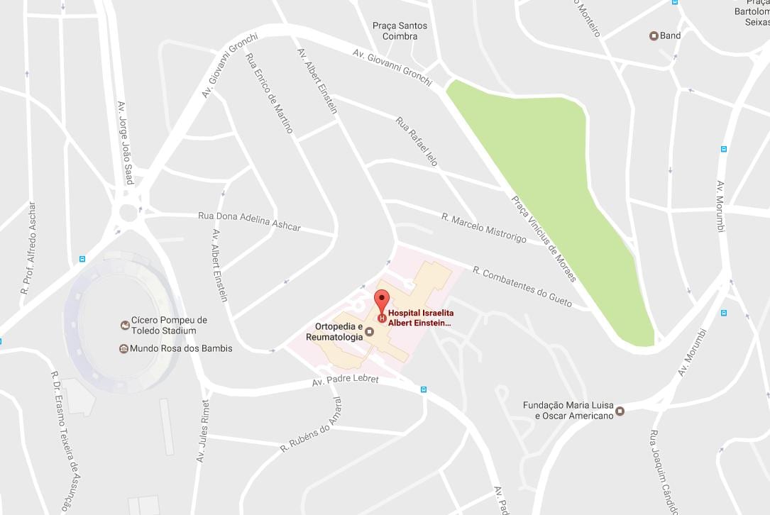 Carte hôpital Israelita Albert Einstein