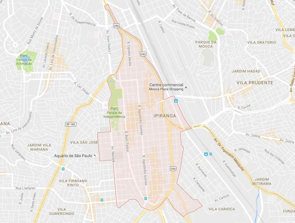 Carte Ipiranga São Paulo