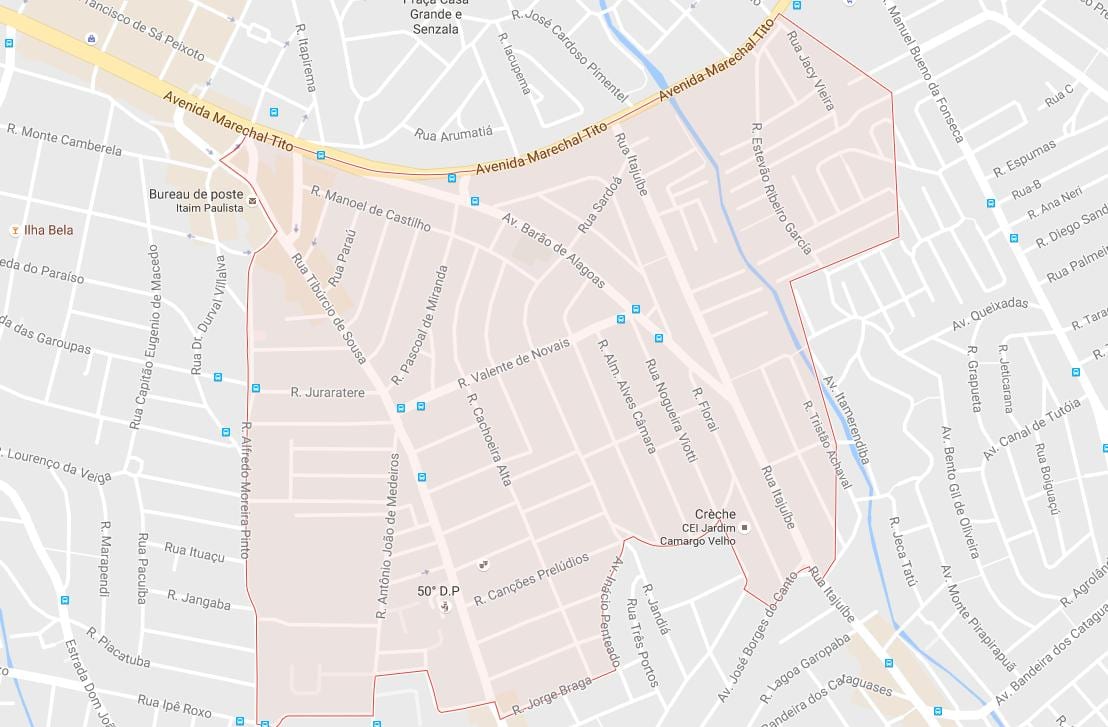 Carte Itaim Paulista São Paulo