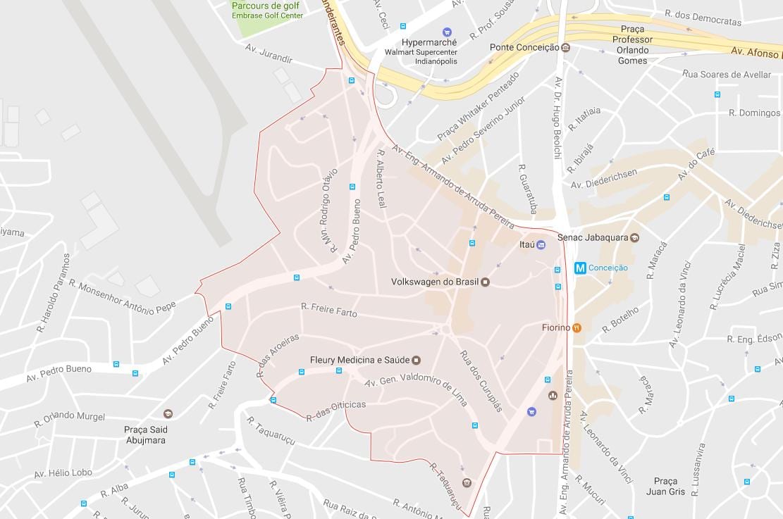 Carte Jabaquara São Paulo