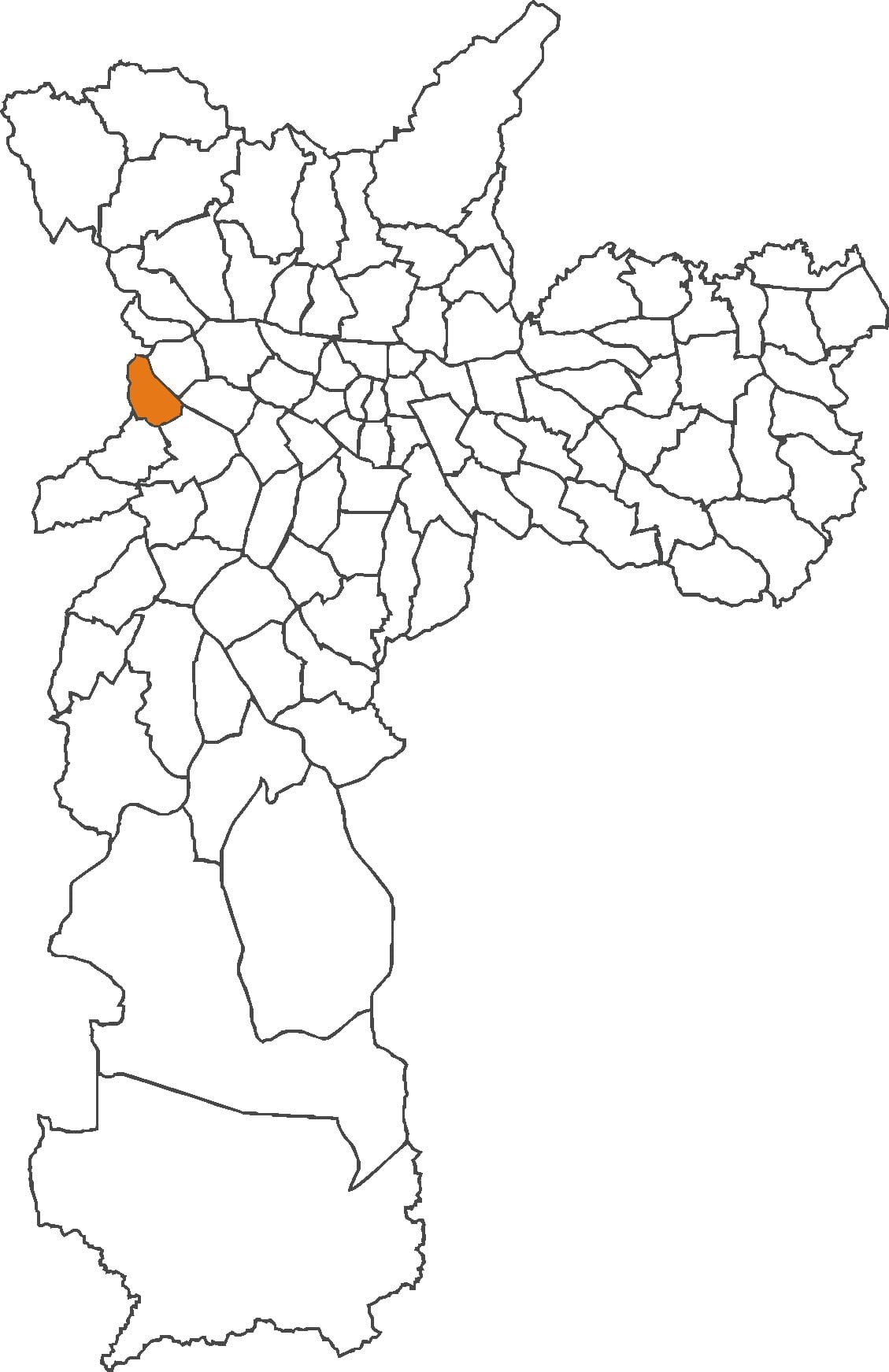 Carte Jaguaré quartier