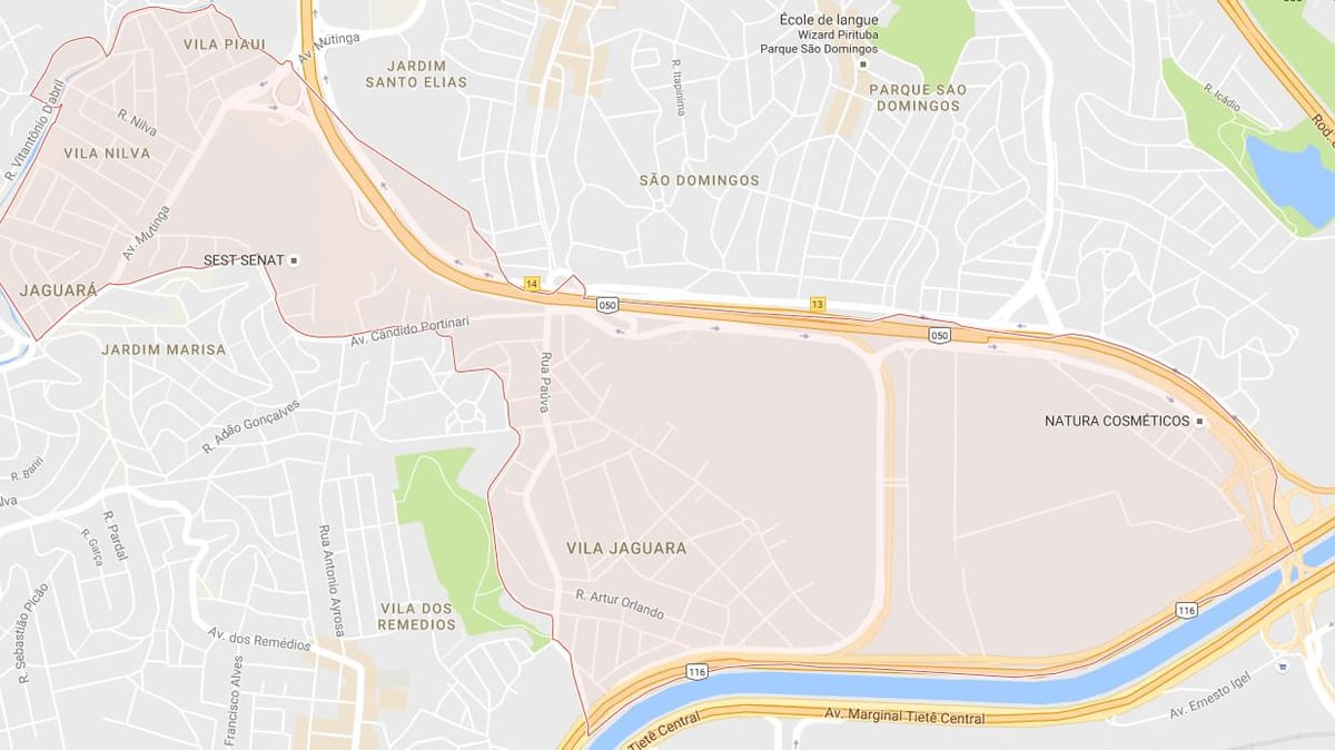 Carte Jaguara São Paulo