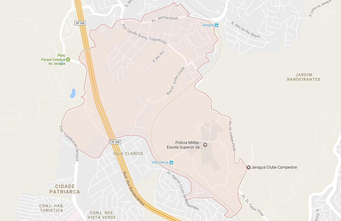 Carte Jaraguá São Paulo