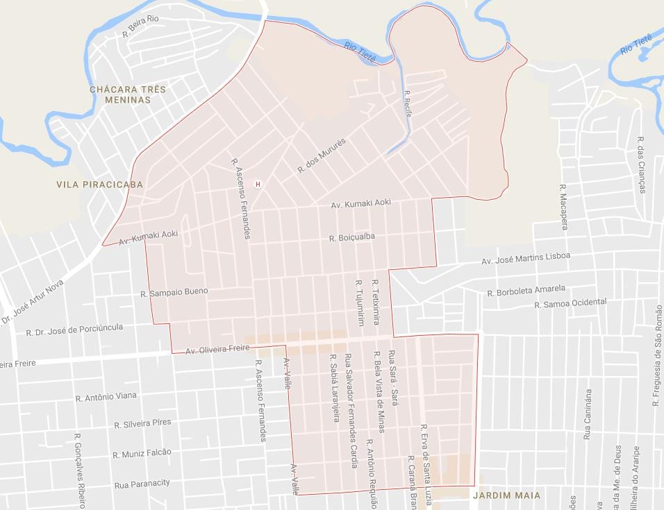 Carte Jardim Helena São Paulo