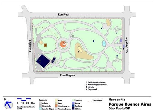 Carte parc Buenos Aires São Paulo