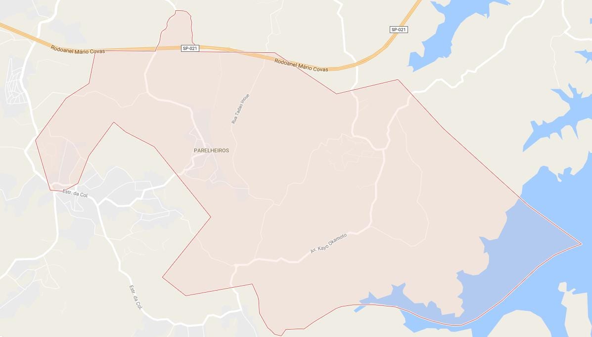 Carte Parelheiros São Paulo