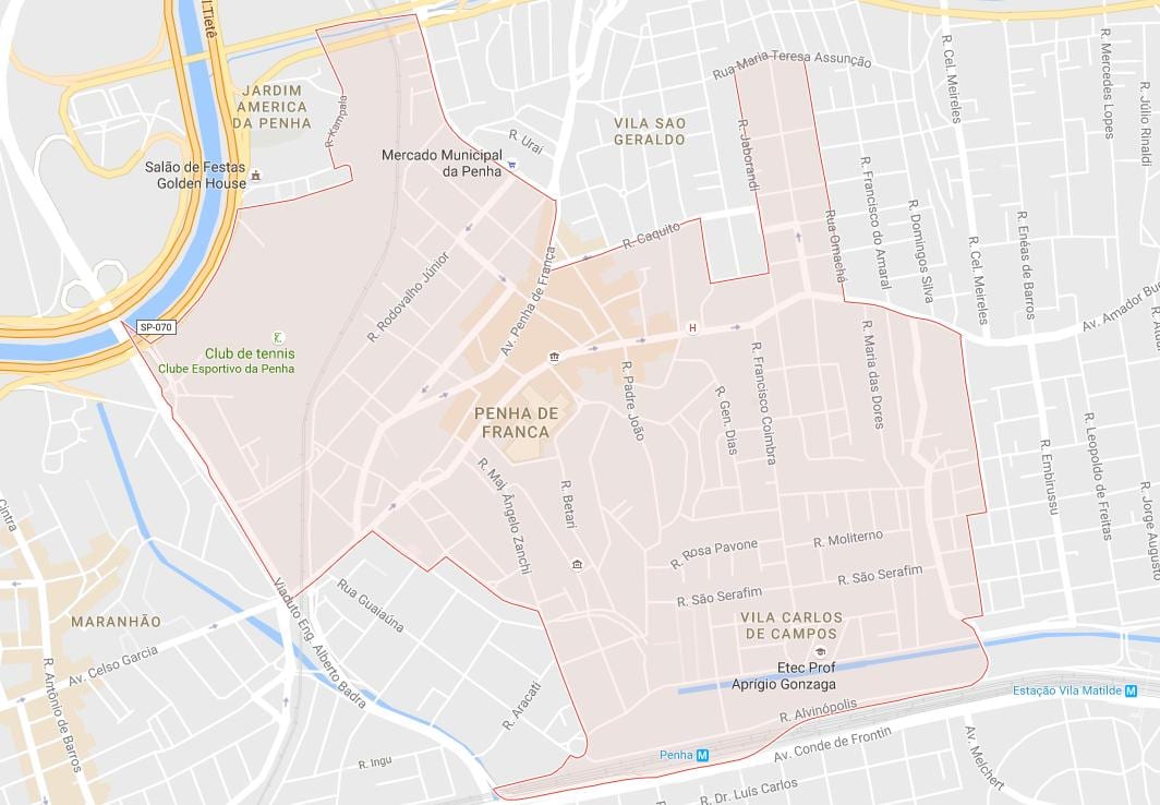 Carte Penha São Paulo