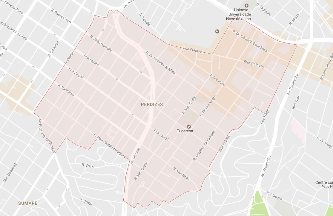 Carte Perdizes São Paulo
