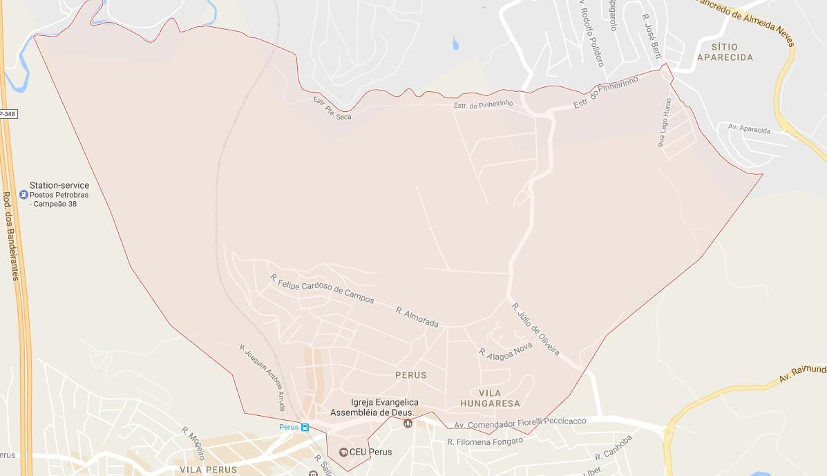 Carte Perus São Paulo