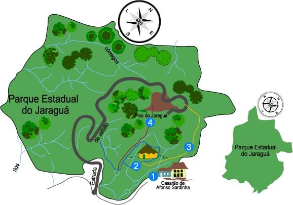 Carte Pic Jaraguá