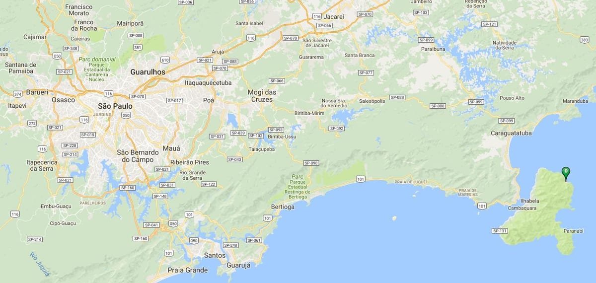 Carte plage Poço