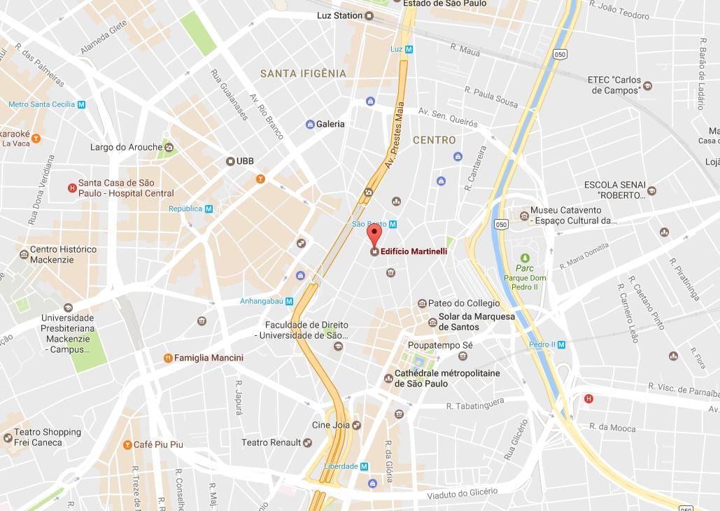 Carte Prédio Martinelli