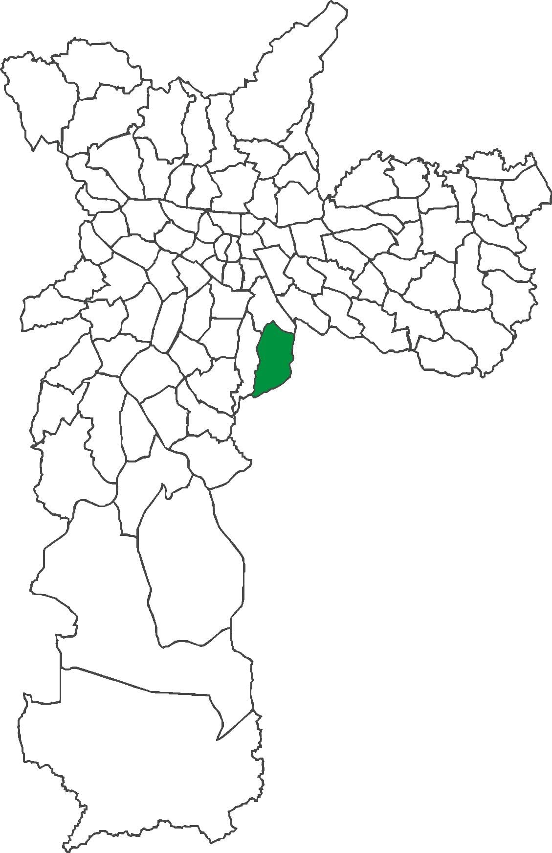 Carte Sacomã quartier