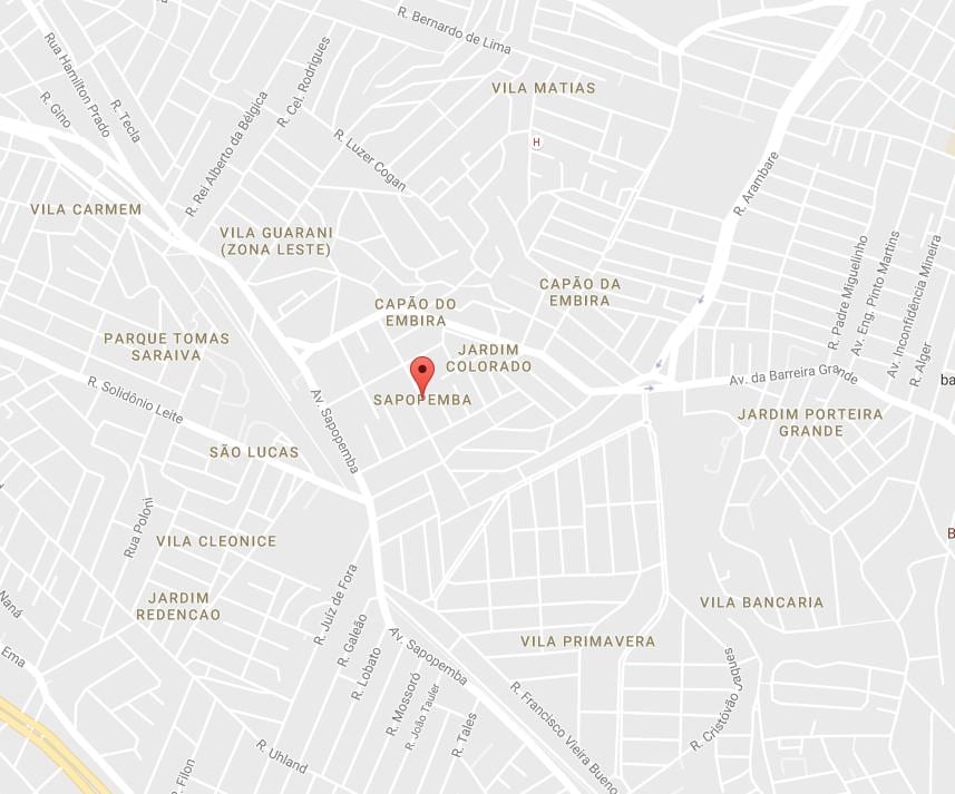 Carte Sapopemba São Paulo