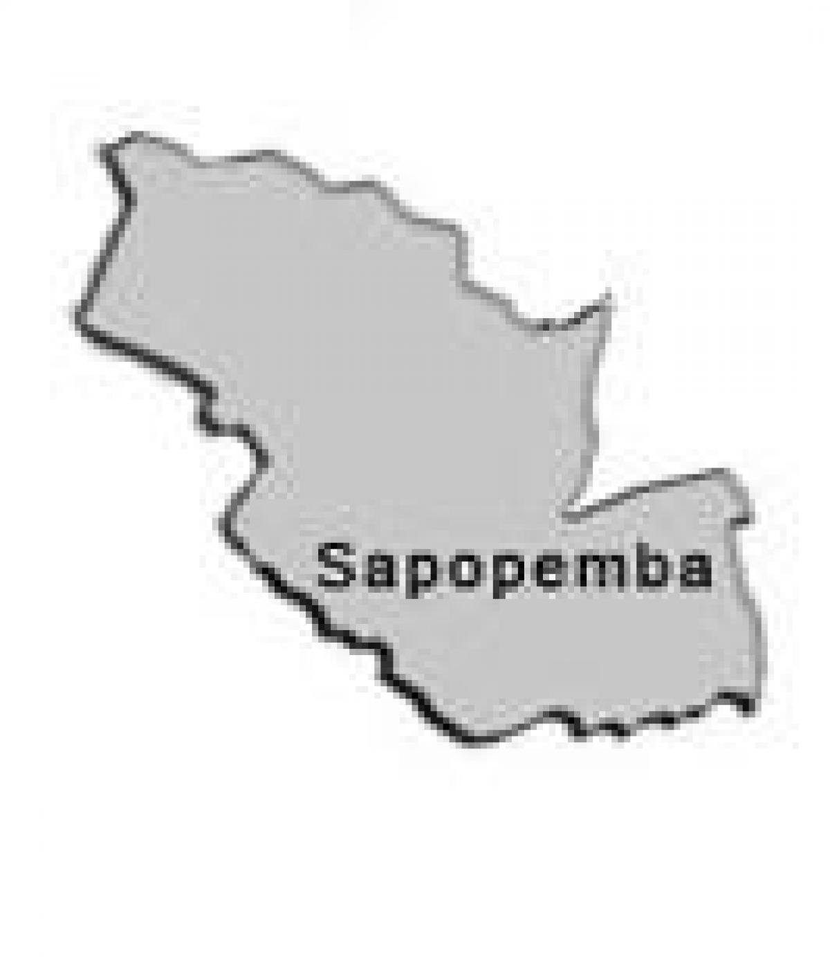 Carte Sapopembra sous-préfecture