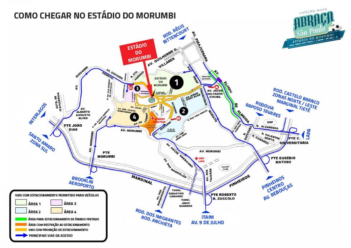 Carte Stade Morumbi