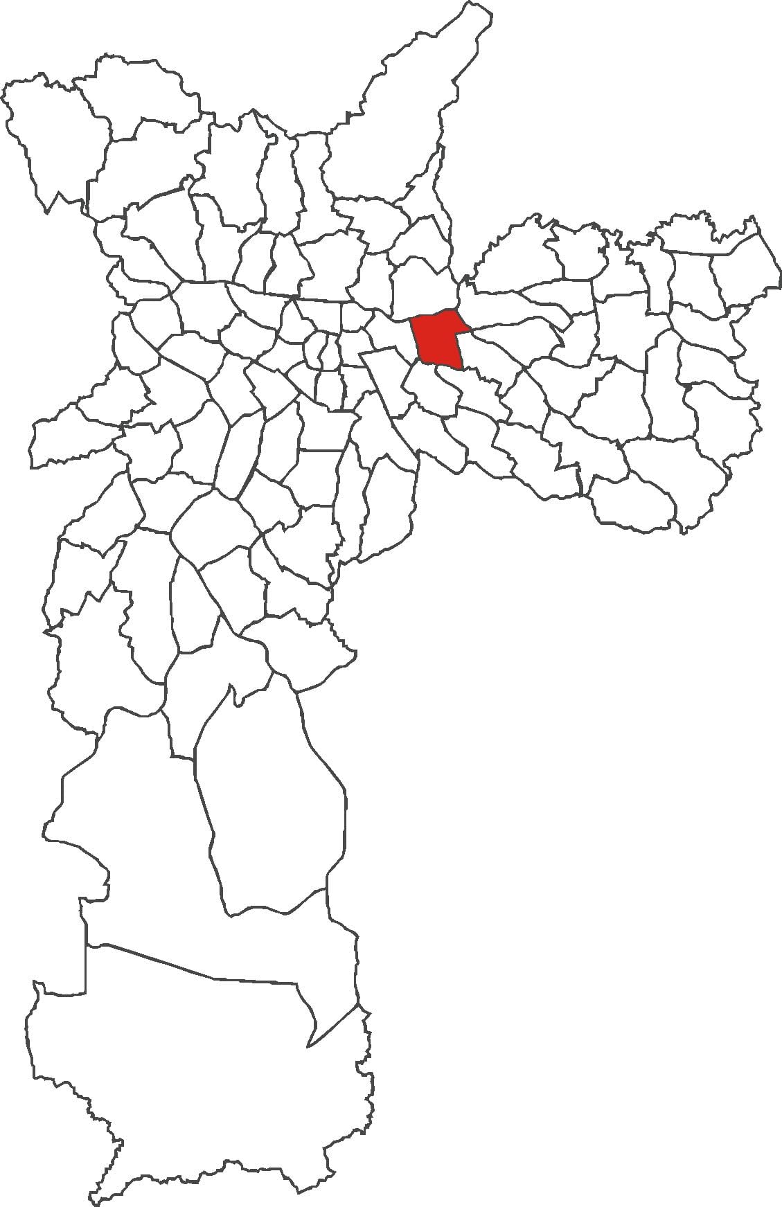 Carte Tatuapé quartier
