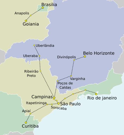 Carte TAV São Paulo