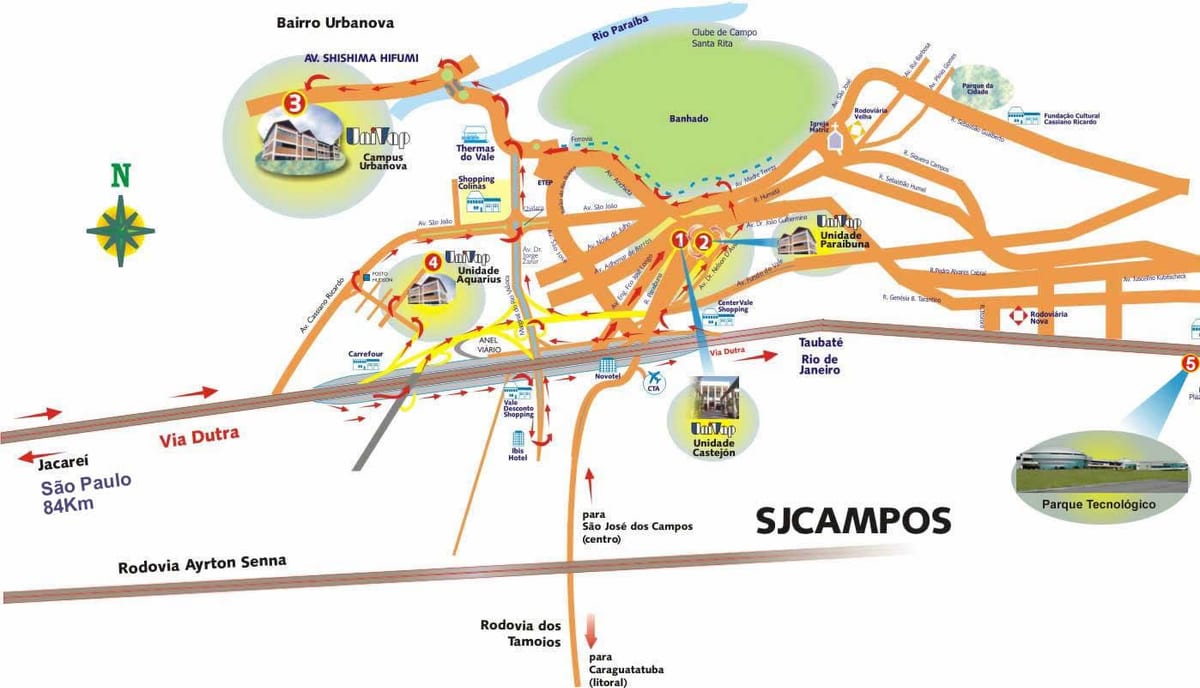 Carte UNIVAP São Paulo