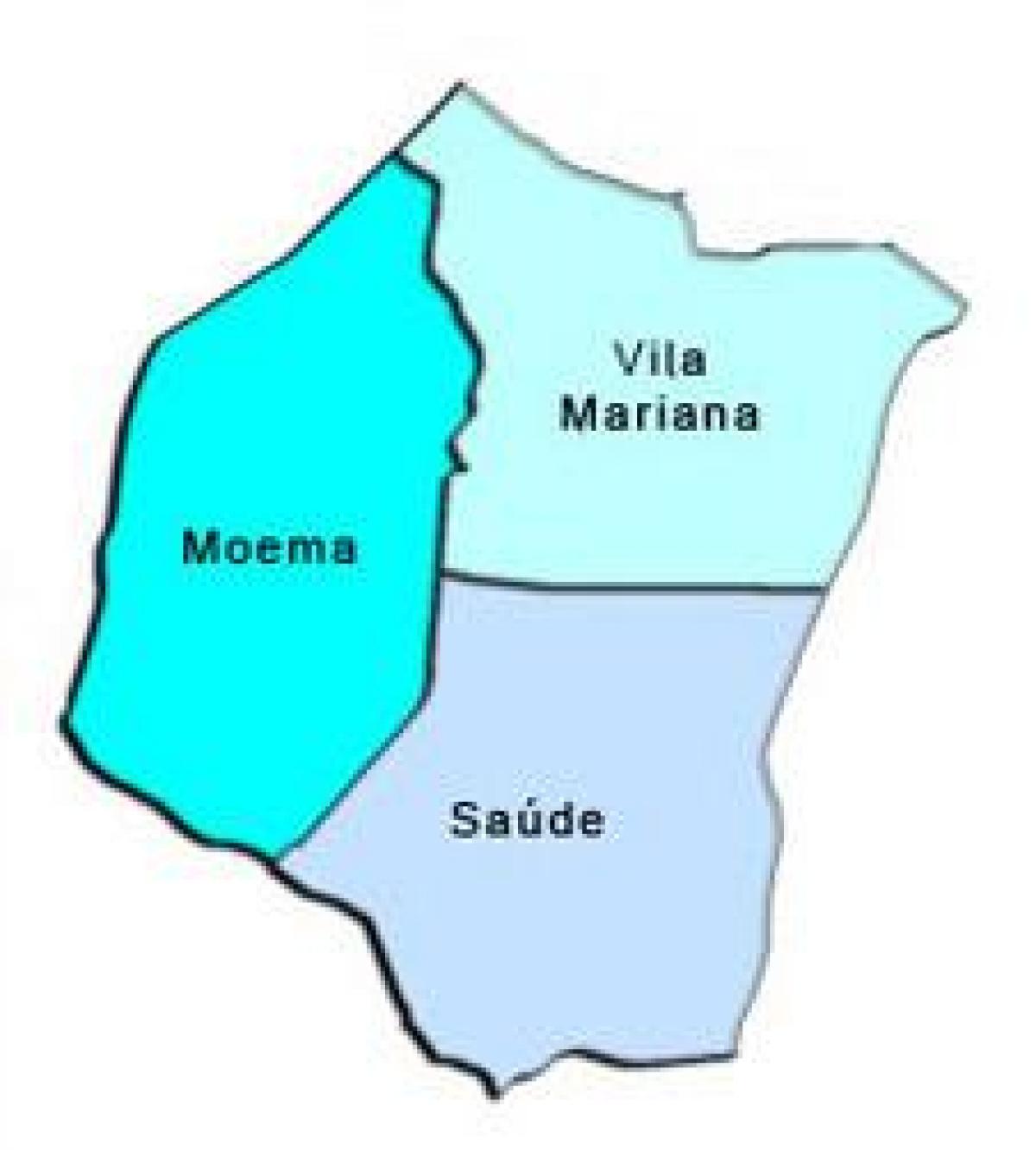 Carte Vila Mariana sous-préfecture