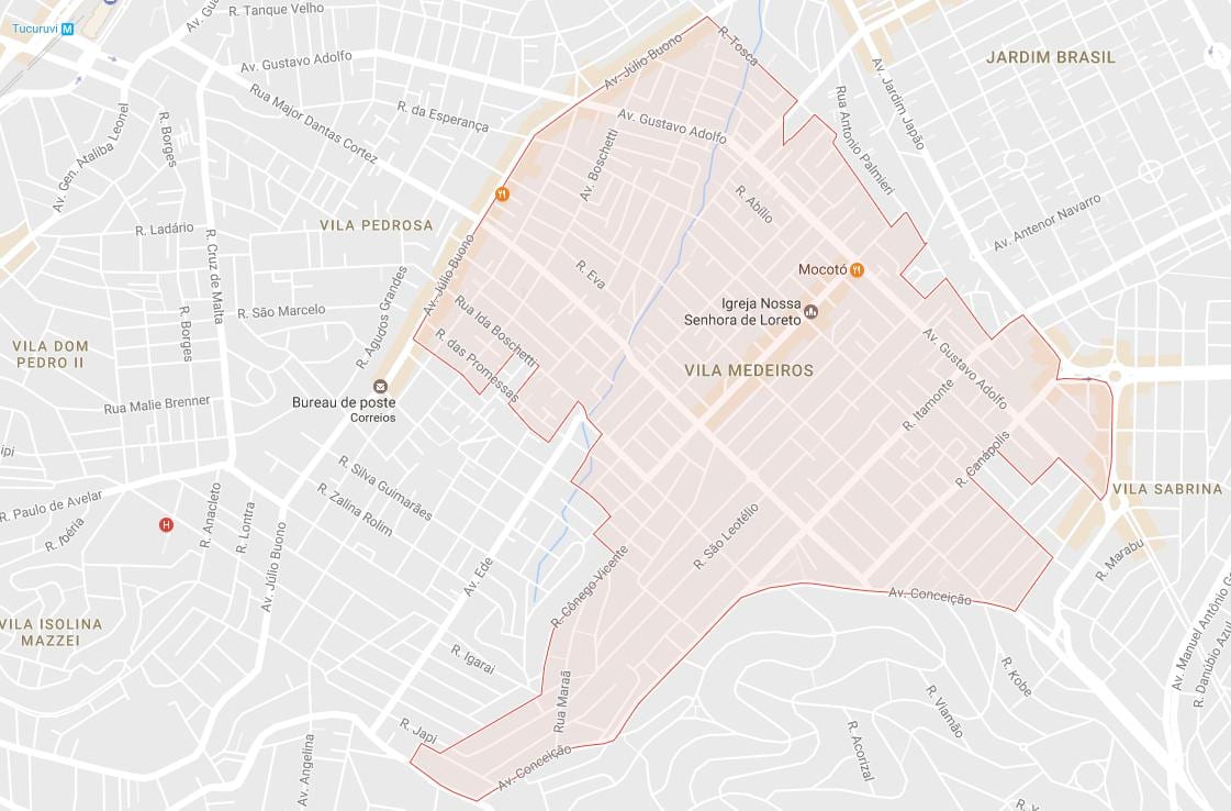 Carte Vila Medeiros São Paulo