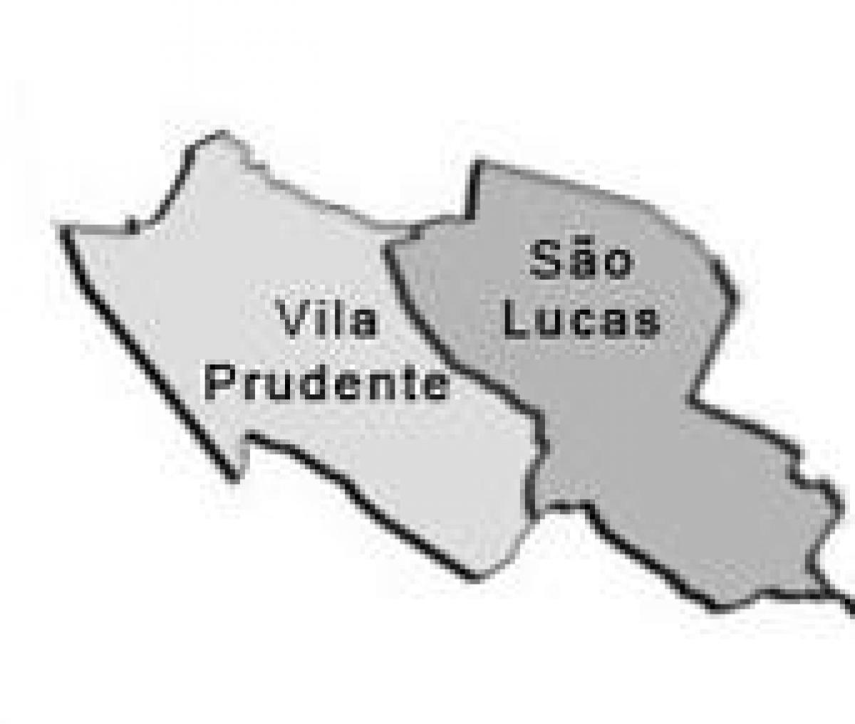 Carte Vila Prudente sous-préfecture