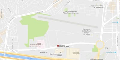 Carte aéroport Campo de Marte