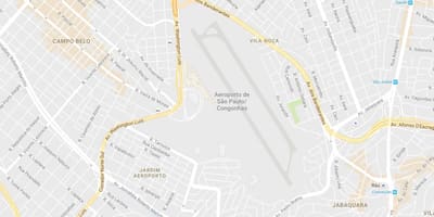 Carte aéroport Congonhas