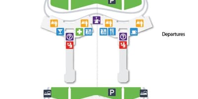 Carte aéroport international Guarulhos-Cumbica
